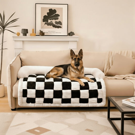 FuzzCare™ Furniture Protector & Calming Pet Bed